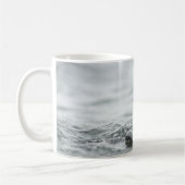 愛らしいシーオッター コーヒーマグカップ (左)