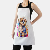 愛らしいシーズー(犬)Tzu エプロン (インサイチュ)