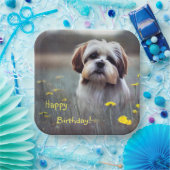 愛らしいシーズー（犬）Tzu ペーパープレート (パーティー)