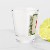 愛らしいジャングルバレンタインサル ショットグラス (左)