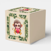 愛らしいジャングルバレンタインサル フェイバーボックス (裏面サイド)