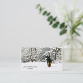 愛らしいジャーマン・シェパードの名刺 名刺 (スタンド正面)