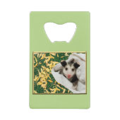 愛らしいスウィートベビーオポッサム クレジットカード栓抜き (正面)