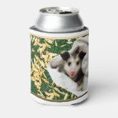 愛らしいスウィートベビーオポッサム 缶クーラー (缶裏面)