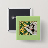 愛らしいスウィートベビーオポッサム 缶バッジ (正面&裏面)