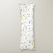 愛らしいスケッチ動物が白い子供を主演する ボディピロー (裏面 (縦))