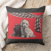 愛らしいスコットランドのテリア クッション (ブランケット)