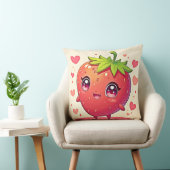 愛らしいストロベリーラブデザイン クッション (椅子)