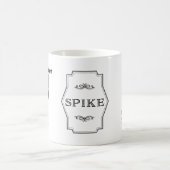 愛らしいスパイクで一日を始めよう コーヒーマグカップ (中央)