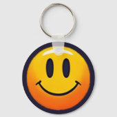 「愛らしいスマイル絵文字パターンコレクション」 キーホルダー (裏面)
