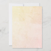 愛らしいスロスベビーシャワー招待状 招待状 (裏面)