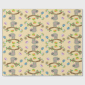 愛らしいスロットパターン ラッピングペーパー (フラット)