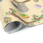 愛らしいスロットパターン ラッピングペーパー (ロールコーナー)