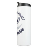 愛らしいスロース宇宙飛行士の乗馬 タンブラー (回転右)