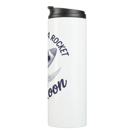 愛らしいスロース宇宙飛行士の乗馬 タンブラー (回転右)