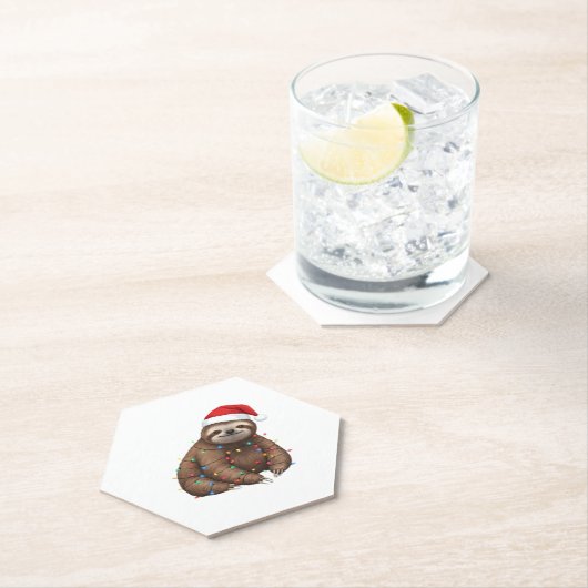 愛らしいスロ包まれたスインホリデーライトクラシックT ペーパーコースター (インサイチュ)