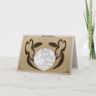 愛らしいスワン カード