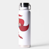 愛らしいスーパーガールスタンス ウォーターボトル (背面)