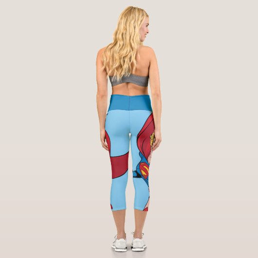 愛らしいスーパーガールスタンス カプリレギンス (裏面)