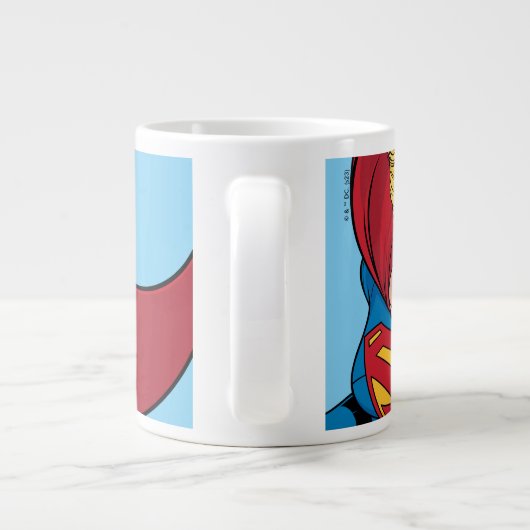 愛らしいスーパーガールスタンス ジャンボコーヒーマグカップ (裏面)