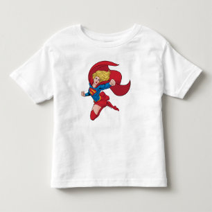 愛らしいスーパーガールスタンス トドラーTシャツ