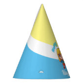 愛らしいスーパーガールスタンス パーティーハット (左)