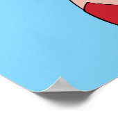 愛らしいスーパーガールスタンス ポスター (角)