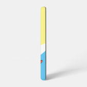 愛らしいスーパーガールスタンス SAMSUNG GALAXYケース (左側面)