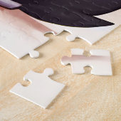 愛らしいゼブラエンジェル食べ物ラーメン ジグソーパズル (側面)