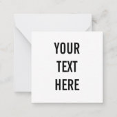 愛らしいゾンビ猫ちゃん ノートカード (裏面)