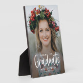 愛らしいタイプ編集可能カラー卒業プラーク フォトプラーク (側面)