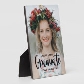 愛らしいタイプ編集可能カラー卒業プラーク フォトプラーク (側面)