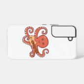 愛らしいタコ遊のアコースティックギター漫画 SAMSUNG GALAXYケース (裏面横)