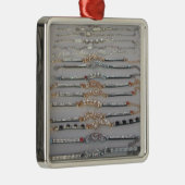 愛らしいダイヤモンドジュエリー ハートデザイン アートコレクション メタルオーナメント (右)