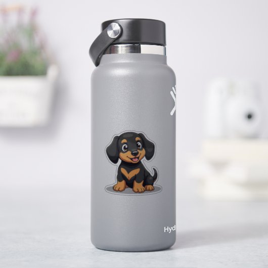 愛らしいダシュントかわいい、心温まるカップ、小 シール (HydroFlask)