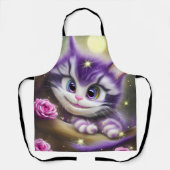 愛らしいチェシャ子猫 エプロン (正面)