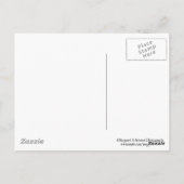 愛らしいチプムンクの笑顔 ポストカード (裏面)