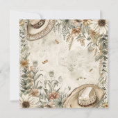 愛らしいチャロの赤ちゃんのベビーシャワー 招待状 (裏面)