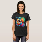 愛らしいチョウチョウウオ Tシャツ (正面フル)