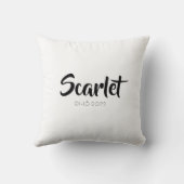 愛らしいチワフアウォーターカラーイラストレーション クッション (裏面)