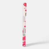 愛らしいチワワとピンクのハート Case-Mate iPhoneケース (裏面 / 右)