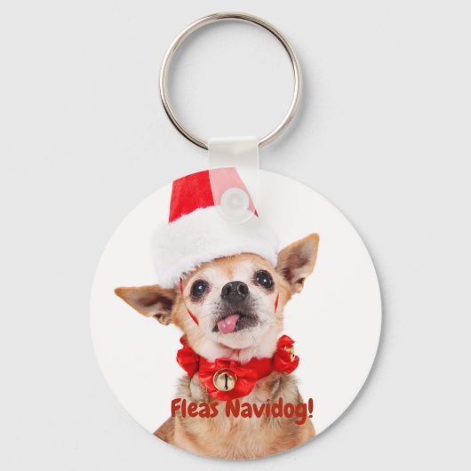 愛らしいチワワ |個人 |腐植土 キーホルダー (正面)