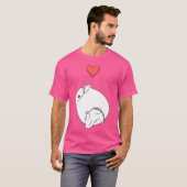 愛らしいチンチラのギフト Tシャツ (正面フル)
