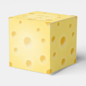 愛らしいチーズキューブ魅力的カスタムチーズ フェイバーボックス (裏面サイド)