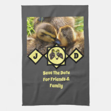 愛らしいツインダクリングスモノグラム写真