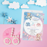 愛らしいテディベアジェンダーリビールパーティの招待状 招待状<br><div class="desc">こ来この楽しいテディ祝ベアのジェンダーのパーティの招待状を明らかに大切する私たちの小さな一人の間で差し迫った到着!青い男の赤ちゃんでもピンク色の赤ん坊の女の子でも、これらの招待状は、この重大な大事な行事の興奮を美しく体現している。野球帽を着用した愛らしい青いテディベア飛んでいる、ピンクの冠で飾られたピンクのテディベア。さらに、愛らしい青とピンクの靴が招待状を飾る。彼らの抵抗できない魅力は、私たちの発表に喜びの余分な層をもたらす。</div>