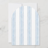 愛らしいテディベアベビーシャワー招待状 招待状 (裏面)