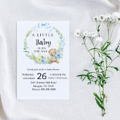 愛らしいテディベアベビーシャワー招待状 招待状