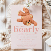 愛らしいテディベアベビーシャワー招待状 招待状