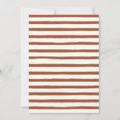 愛らしいテディベアベビーシャワー招待状 招待状 (裏面)